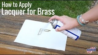 How to Apply Lacquer for Brass [upl. by Kinnon]