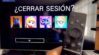 COMO SALIRSE Y CERRAR SESIÓN DE UNA CUENTA DE NETFLIX EN SMART TV [upl. by Zacharia]