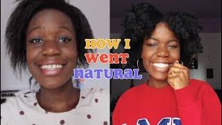 HOW I TRANSITIONED FROM RELAXED TO NATURAL HAIR No Big Chop [upl. by Micah]