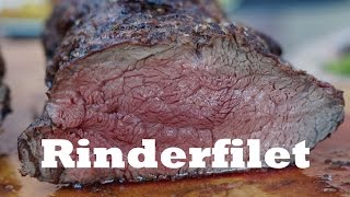 Rinderfilet 29 kg Dry Aged gegrillt vom deutschen Grillmeister [upl. by Ardnassela811]