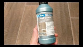 How to Use Grout Stain I Grout Renew I Grout Refresh [upl. by Gelasias196]