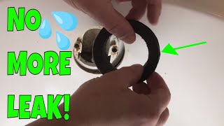 How To Replace Bathtub Overflow Drain Gasket [upl. by Garibald]