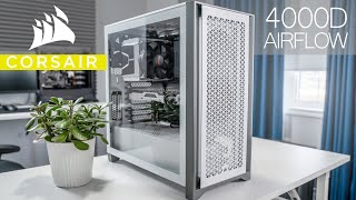 Corsair 4000D Airflow MidTower PC Case Review [upl. by Ruy]