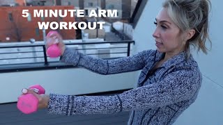 NEW 5 minute arm workout [upl. by Aretha]