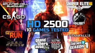 Intel HD Graphics 2500 In 2022  10 Games Tested [upl. by Repmek]