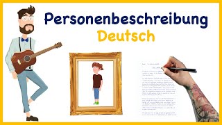 Personenbeschreibung  kurz amp knackig  Deutsch [upl. by Yrocej408]