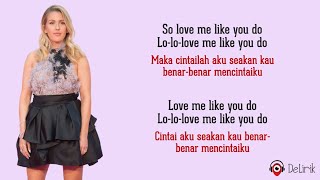 Love Me Like You Do  Ellie Goulding Lyrics video dan terjemahan [upl. by Sukin]