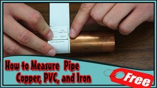 How to Measure Pipe Diameter Size Free Tool Download [upl. by Clintock]