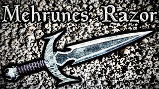 Skyrim SE  Mehrunes Razor  Daedric Artifact  Unique Dagger Guide [upl. by Wilser]