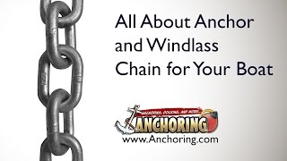 All About Anchor and Windlass Chain for Your Boat [upl. by Wey]