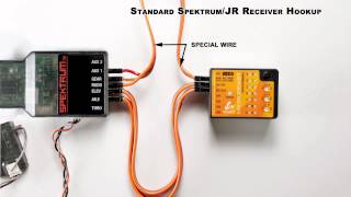 Microbeast V3 Standard Spektrum or JR Receiver Connection [upl. by Fakieh]