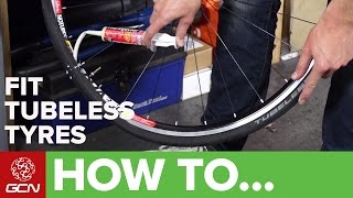 How To Fit Road Tubeless Tyres [upl. by Chery5]