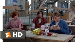 The Breakfast Club 68 Movie CLIP  Lunchtime 1985 HD [upl. by Zelazny]