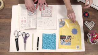 Quilty How to make your own quilt templates [upl. by Nylessoj390]