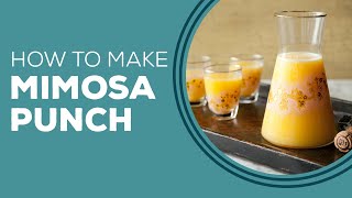 Mimosa Punch Recipe by Paula Deen  Blast from the Past [upl. by Alaek]