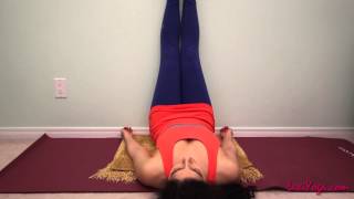 Beginners Yoga  Legs Up the Wall [upl. by Asyla]