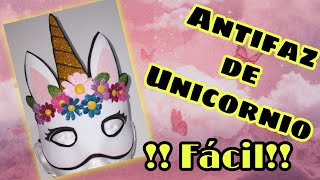 Antifaz de unicornio fácil de hacer¡¡¡¡¡ [upl. by Offen]