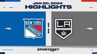 NHL Highlights  Rangers vs Kings  January 20 2024 [upl. by Town589]