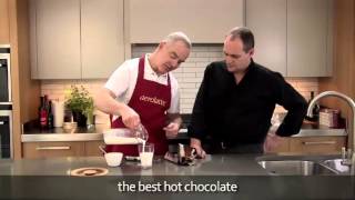 How to make a hot chocolate using an aerolatte milk frother [upl. by Nylad]