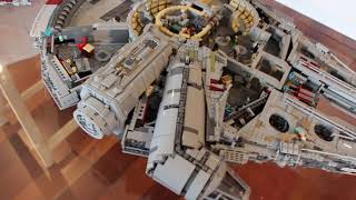 Millennium Falcon with full interior 15k parts [upl. by Roselle]