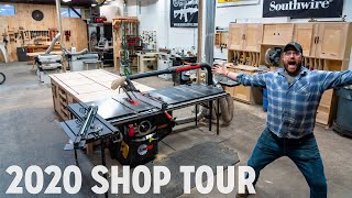 2020 Professional Woodworkers Shop Tour [upl. by Fillender]