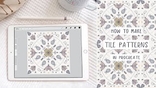 How to make Seamless Tile Patterns in Procreate [upl. by Keslie]