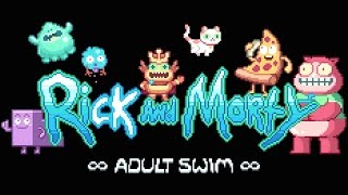 Rick and Morty 8Bit Intro  Adult Swim [upl. by Suivatal]