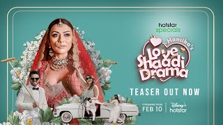 Hotstar Specials Hansika’s Love Shaadi Drama  Official Teaser  Streaming Feb 10 [upl. by Aleafar]