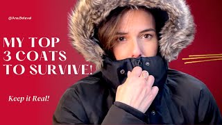 🧥3 WINTER COATS to survive midwest [upl. by Adelric]