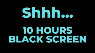 Shhh Sound Effect for Babies  Black Screen  10 Hours of Shushing Baby to Sleep [upl. by Sigismund]