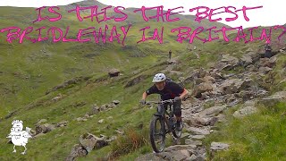 Helvellyn MTB loop  Is this the best bridleway in Britain [upl. by Eimrots]