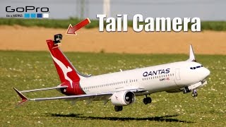 RC Boeing 737 MAX8 GoPro full flight tail view [upl. by Chandler]