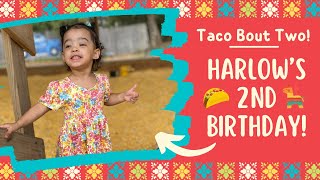 Harlow’s 2nd Birthday Fiesta 🪅 🌮 [upl. by Emarej]