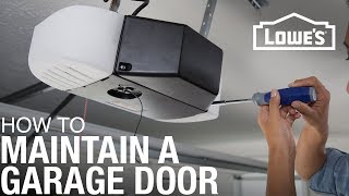 How To Maintain a Garage Door [upl. by Bron]