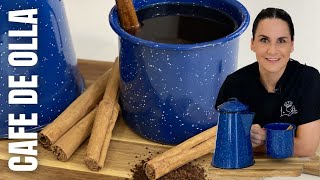 CAFE de OLLA receta TRADICIONAL MEXICANA [upl. by Boy]