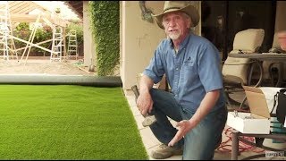 DIY  How to Install Artificial Grass on Dirt [upl. by Felipa]