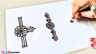 3 Bajuband Mehndi Designs  Mehndi Design for Beginners  Henna Designs  GoQuirky [upl. by Saw]