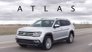 2019 VW Atlas 4MOTION Review  Its Huge [upl. by Ennaeiluj]