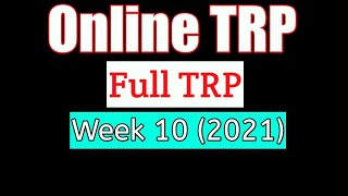 Full ONLINE TRP  Week 10  2021 [upl. by Ratcliff]