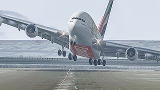 Planes vs Crosswind Landings  XPlane 11 [upl. by Ennayoj]