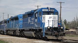 L501 working Durand Great Lakes Central OSTN Huron amp Eastern 701 [upl. by Boarer483]