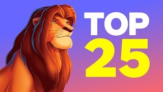 Top 25 Best Disney Animated Movies [upl. by Hniht]