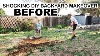 Unbelievable DIY BACKYARD BEFORE amp AFTER Transformation [upl. by Hafler]