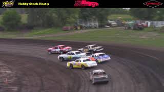 Hobby Stock Championship Night  82517  Rapid Speedway [upl. by Greenebaum]