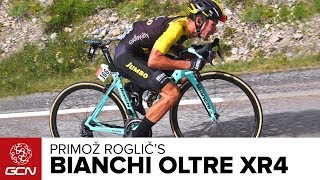 Primož Rogličs Bianchi Oltre XR4 [upl. by Ellac461]