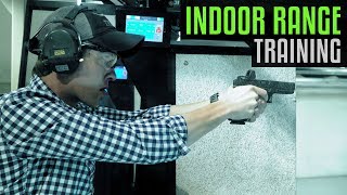 How to Train in an Indoor Range  Handgun [upl. by Acimot]