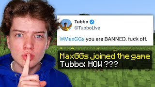 I Snuck Into Tubbos Server that im banned from [upl. by Deeraf]