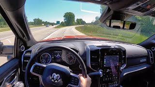 2020 Ram 2500 Laramie Crew Cab 67L Cummins Turbo Diesel  POV Review [upl. by Drofliw]