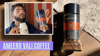 Davidoff Premium Coffee Full Review  Worth it  Nescafe vs Bru vs Davidoff  Taste amp Smell Test [upl. by Aehtla]