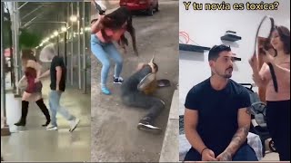 Novias celosas toxicas y bromas de pareja para morir de risa😂 [upl. by Kort599]